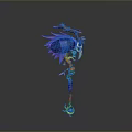 Scepter Ancient Scepter Cane Ancient Scepter Magic Scepter Metal Scepter Classical Scepter Magic Scepter 3d model