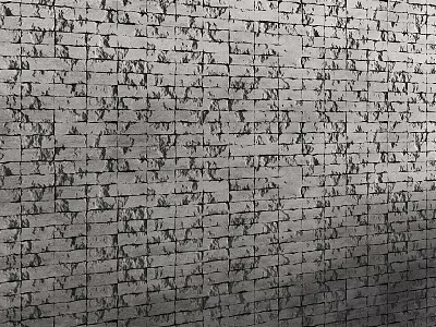 Modern Architectural Building Exterior Wall Featuring Textured Brick Patterned Design Details 3d model