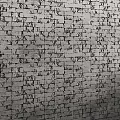 Modern Architectural Building Exterior Wall Featuring Textured Brick Patterned Design Details 3d model
