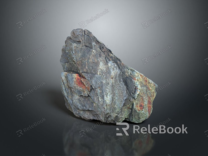 Rock Rock Block Rock Block Rock Specimen Boulder Big Stone Block Rock Stratum Rock Stratum Rock Stratum Rock model