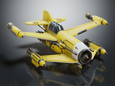 modern fighter aircraft model