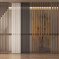 Metal Partition Hollow Partition Screen Partition Grille 3d model