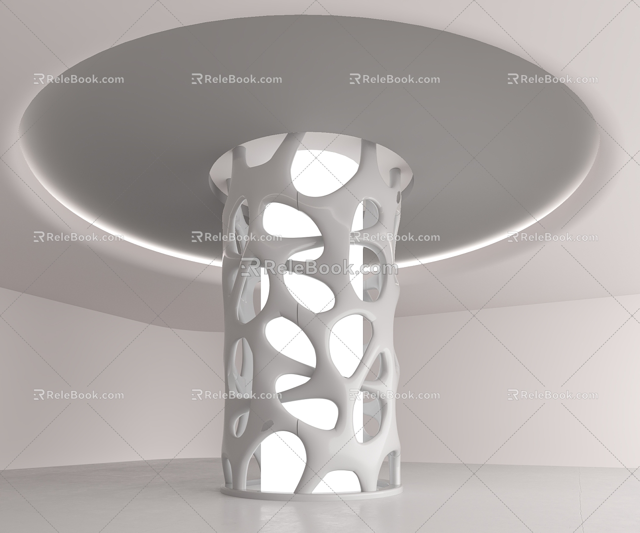 Modern Column 3d model