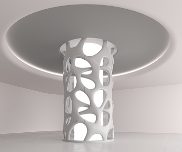 Modern Column 3d model