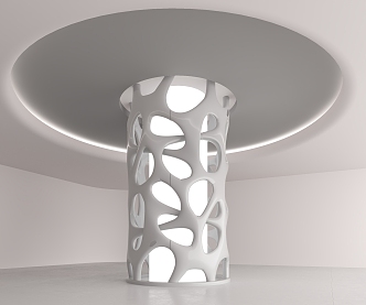 Modern Column 3d model