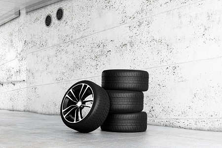 Modern Tires 3d model