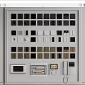 Modern Switch Switch Panel 3d model