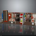 Detailed Space Station Interior Module Design With Control Panels And Equipment Racks