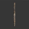 Natural Wood Like Stone Block With Brown Gray Textured Surface For Decorative Use