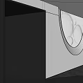 Modern background wall modeling background wall 3d model