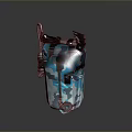 Blue Camouflage Backpack Style Weapon with Black Accessories Straps and Modern Design