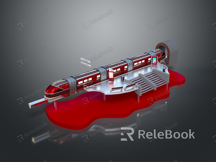 Train Light Rail Metro High Speed Rail EMU Train High Speed Train High Speed Train High Speed Locomotive EMU model