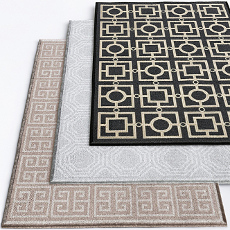 Square carpet 3d model