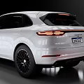 White Modern SUV Car With Sleek Exterior Design And Black Wheels