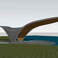 Gallery Rack Simple Gallery Rack Special-shaped Gallery Rack 3d model