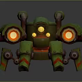 Robot Assistant Small Robot Butler Robot Butler Figure Game Figure 3d model