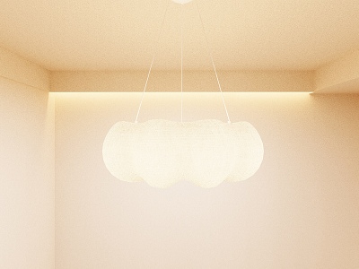 lamp lighting lamp chandelier decorative lamp cloud chandelier 3d model