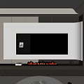 Modern TV Wall Design With TV Screen Fireplace And Wooden Accents In Living Room
