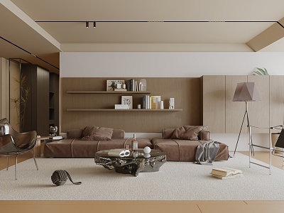 modern living room model