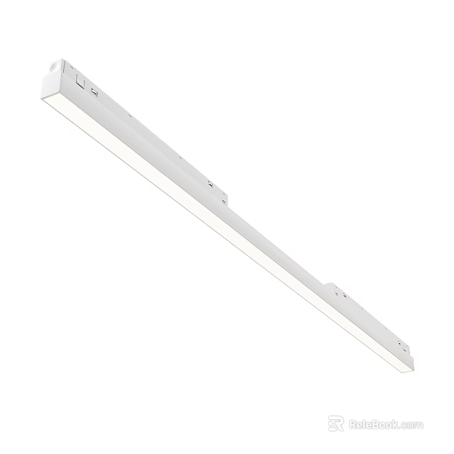 White Modern LED Downlights And Spotlights With Slim Design For Indoor Lighting Fixture 3d model 
