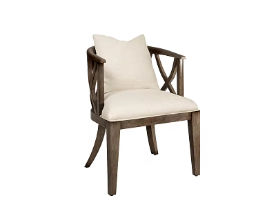 American sofa chair American single chair 3d model