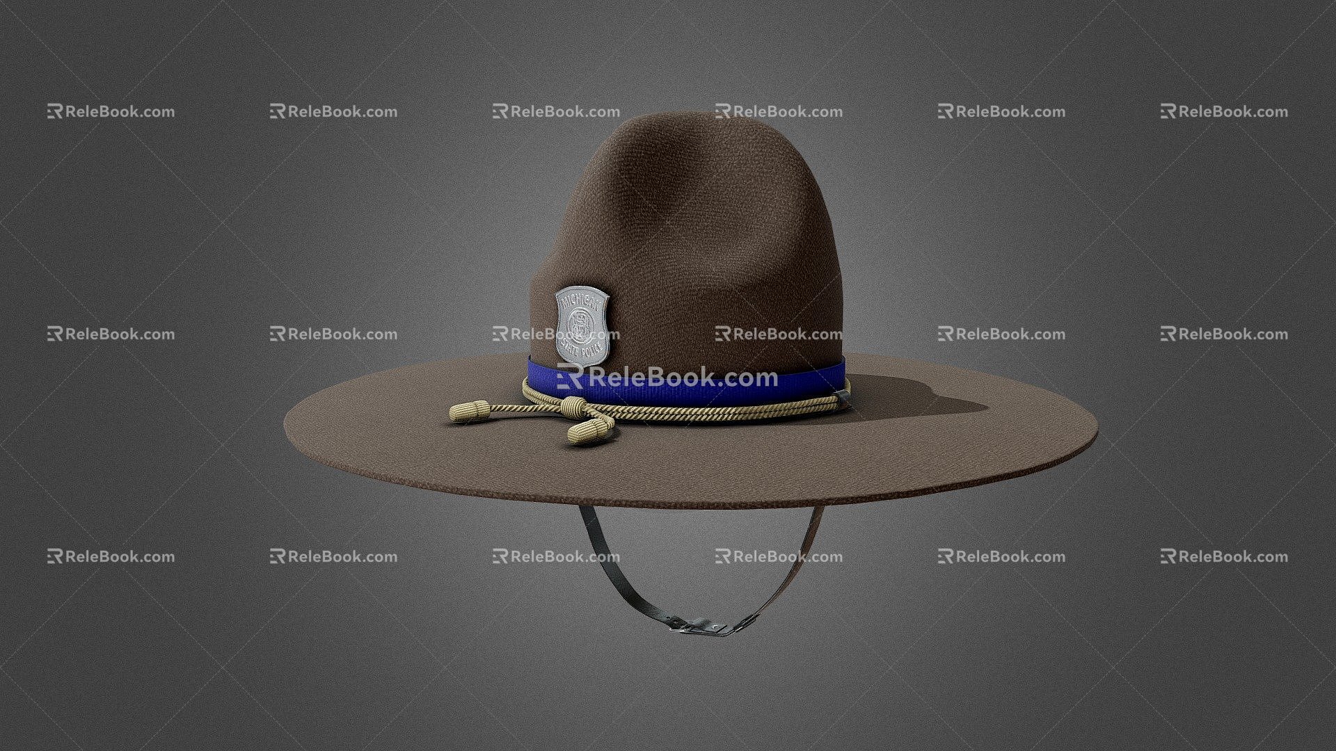 Police Hat 3d model