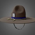 Police Hat 3d model