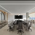 Hospital Outpatient Modern Nurse Station With Reception Desk And Clock