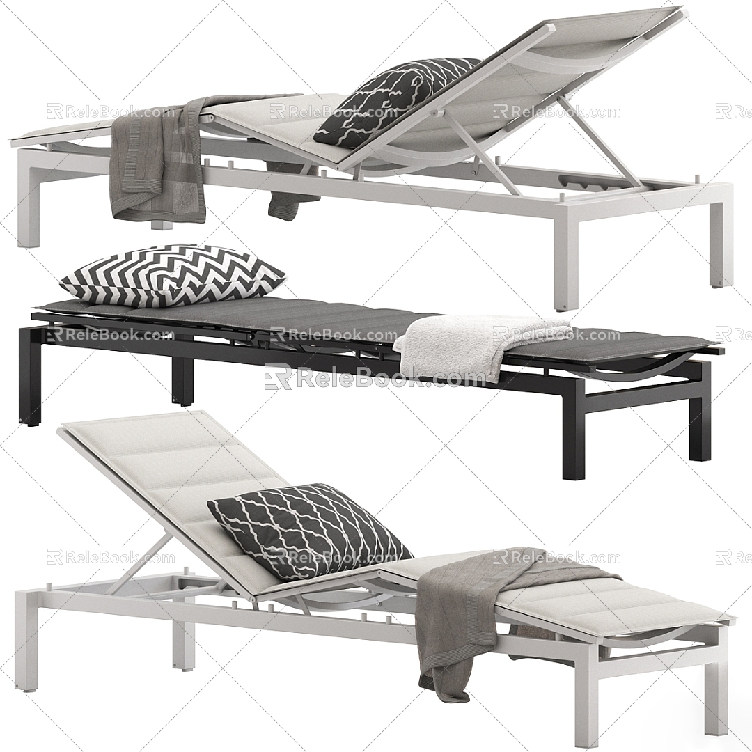 Massage bed 3d model