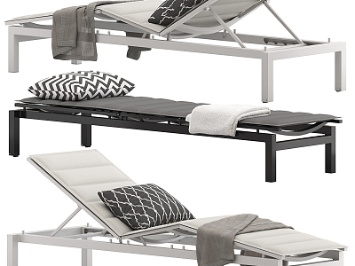 Massage bed 3d model