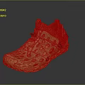 Brown And Yellow Casual Shoes With Hollow Out Design White Laces And Yellow Sole