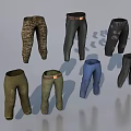 Two Person Action Figures Set With Assorted Clothing And Accessories