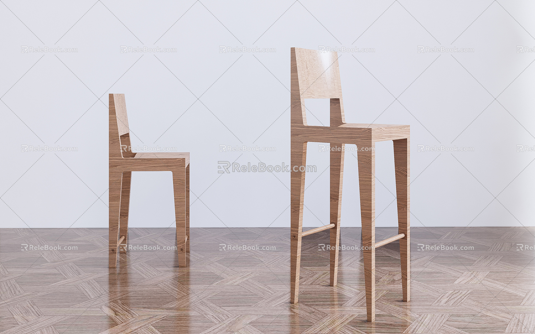 Modern Bar Chair Wooden Bar Chair model