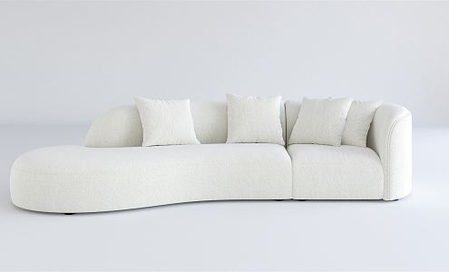 Modern shaped sofa 3d model