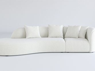 Modern shaped sofa 3d model