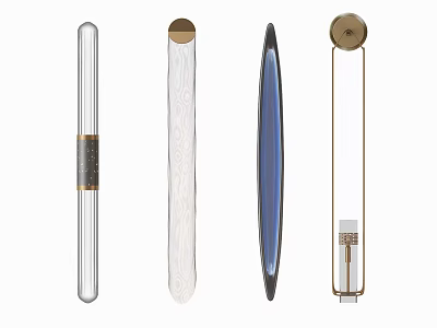 Modern Wall Lamps Collection Showcasing Sleek Designs And Various Materials 3d model