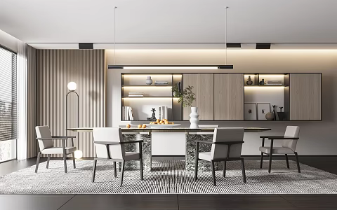 Modern Restaurant 3d model