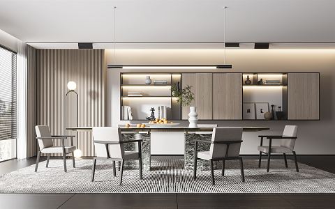 Modern Restaurant 3d model