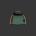 Classic Green Velvet Upholstered Armchair With Wooden Frame And Curved Legs
