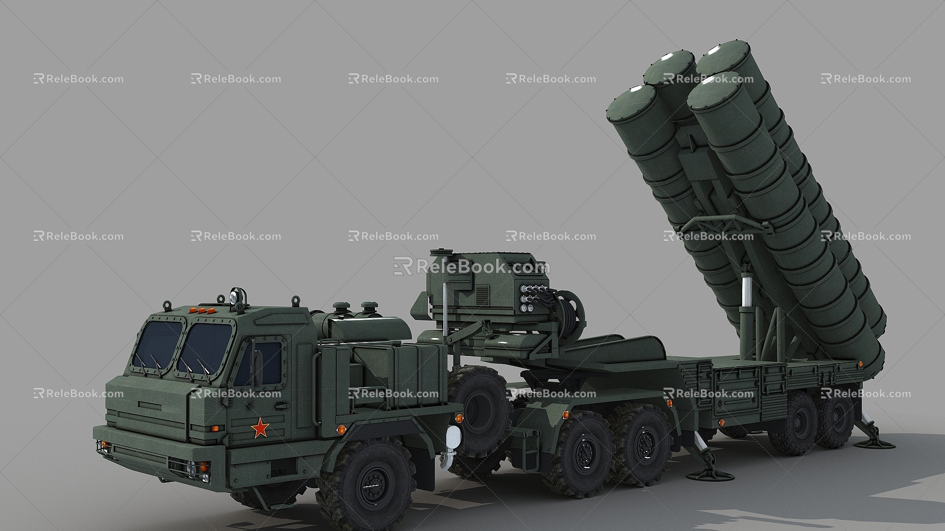 S400 air defense missile system S400 air defense missile missile interception system Russian missile interception system 3d model