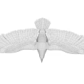 Majestic Flying Eagle Soaring High With Spread Wings And Sharp Talons
