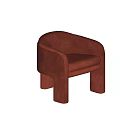 Modern single sofa single sofa stool 3d model