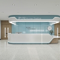 Modern Hospital Dental Hospital 3d model