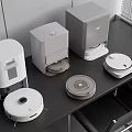 Sweeping robot, intelligent sweeper, sweeping and dragging all-in-one machine 3d model