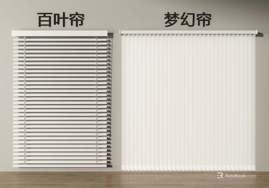 Stylish White Window Blinds With Adjustable Horizontal Slats For Modern Home Light Control 3d model 