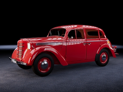 Modern vintage Soviet vintage cars model