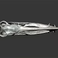 3D Model of Modern Medical Device Framework with Hollow Structure and Textured Surface