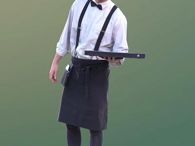 modern man 3d model