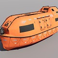 Lifeboat 3d model