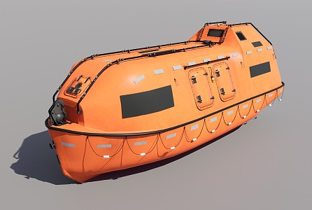 Lifeboat 3d model